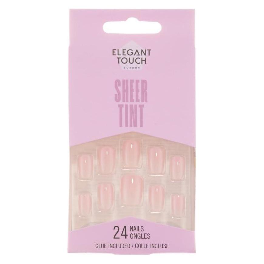 Elegant Touch -Artificial Nails - Sheer Tint Ballerina Pink (Kunstnägel, Ballerina Pink) (1300223)