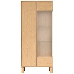 VITRINE SABBIA 197/89 cm in Eichefarben