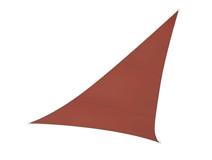 Perel Schaduwdoek driehoek 3.6 m, 90% UV, waterafstotend, terracotta
