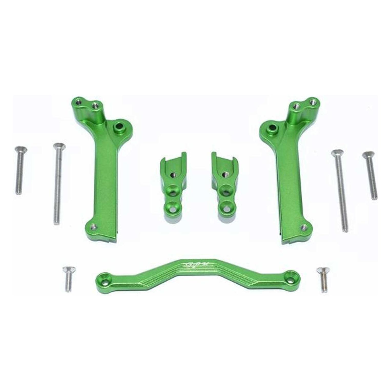 GPM Aluminium Stossdämpferbefestigung vorn grün TRX MAXX (GPMTXMS028G)