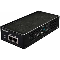 Intellinet Gigabit High-Power PoE+ Injektor, 1 x 30 Watt-Port, IEEE 802.3at/af Power over Ethernet (PoE+/PoE), Metallgehäuse