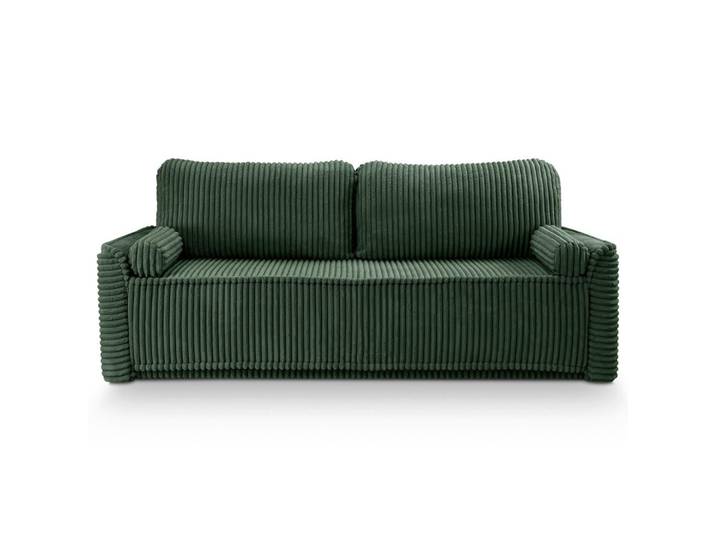 SCHLAFSOFA Grubs Smaragdgrün B: 225cm