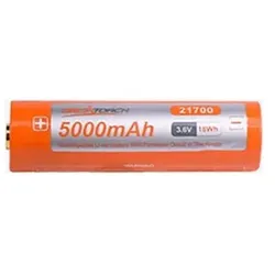 OrcaTorch - 21700 USB-C Wiederaufladbarer Akku 5000mAh