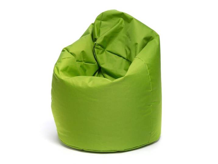 Sako Pouf Poire Extérieur Pouf Chambre Enfant Tissu Imperméable Fauteuil XL 85x135cm Vert Vert Olive Nc1 Ecopuf