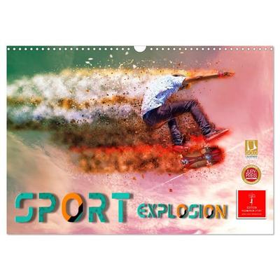 Sport Explosion (Wandkalender 2026 DIN A3 quer), CALVENDO Monatskalender