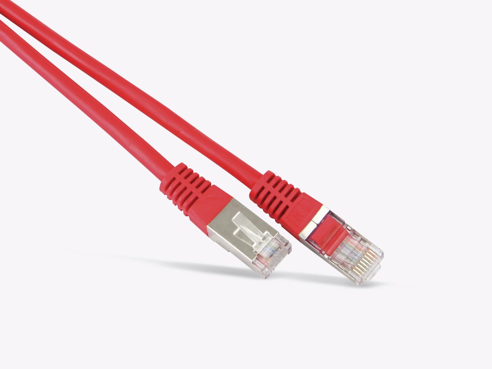 S-CONN Netwerkkabel CAT-6 Patchkabel voor 1 Gigabit-netwerken, 2 meter, rood