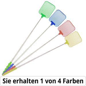 Böttcher-AG Fliegenklatsche Teleskop, 26-70 x 8 cm, ausziehbar, Kunststoff & Metall, farbig sortiert