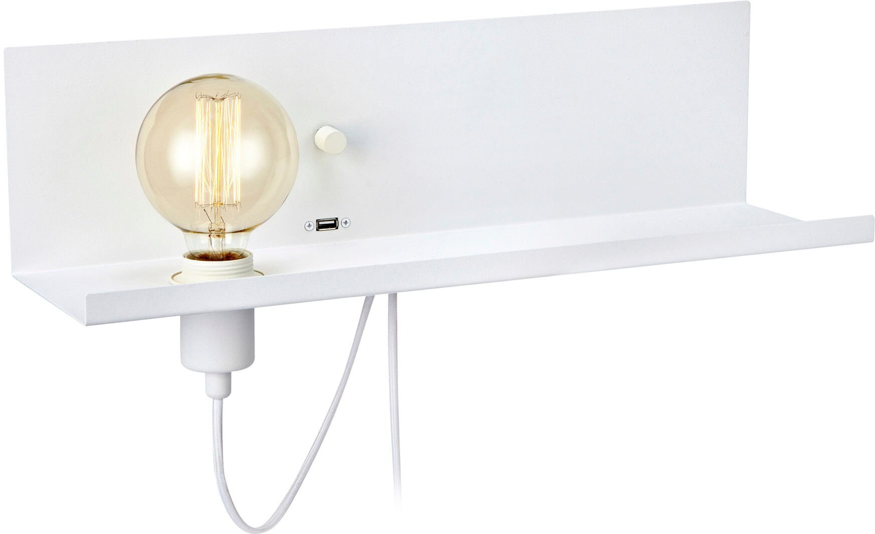 Marksjold Multi Wandlamp USB Wit