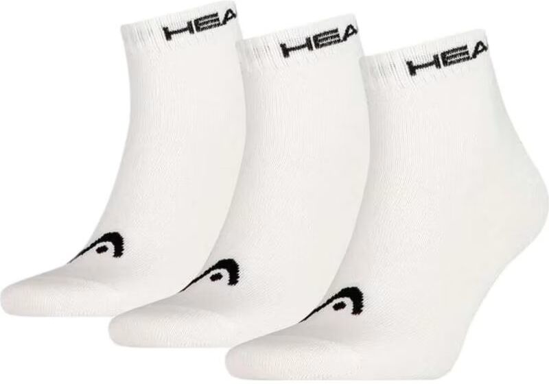 Pack 3 Calcetines Deportivos Head Tobilleros Blancos Blanco M Hombre