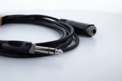 Cordial 14826 Klinke Audio Anschlusskabel [1x Klinkenstecker 6.3mm (stereo) - 1x Klinkenbuchse 6.3mm (stereo)] 10m Schwarz