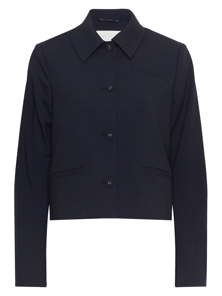 MOSS COPENHAGEN Hemdjacke "Wilder" in Dunkelblau - XL