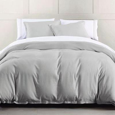 Hiend Accents Hera Mini Comforter Set Light Gray, Queen, Light Gray