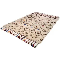 THEKO Handwebteppich Nomadic-Design RO-12-1206 beige 160 cm x 230 cm