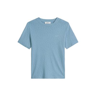 T-Shirt MARC O'POLO DENIM "T-Shirt T-Shirt, SSL, Logo Print, Reg 1er Pack", Herren, Gr. XXL, blau (hellblau), Obermaterial: 100% Baumwolle CO., Shirts T-Shirt