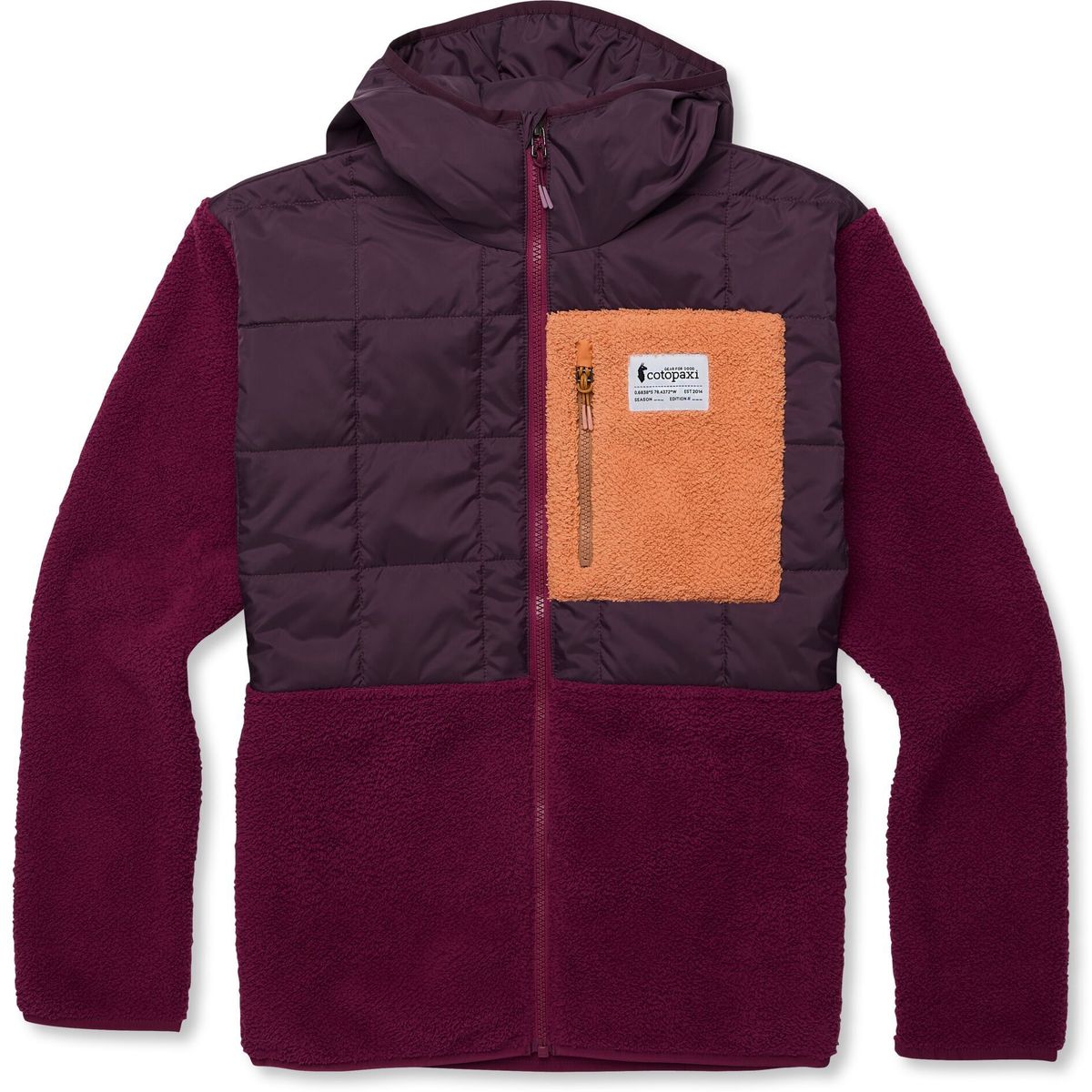 Cotopaxi Trico Hybrid Hooded Jacket - Womens - Bl Women blackberry and jam XS HSFJ-BBYJM-W-XS