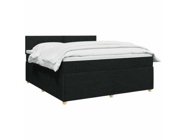 vidaXL Boxspringbett mit Matratze Schwarz 180 x 200 cm Stoff Anpassbare Erfahrung für deine Bedürfnisse, Verbesserte Anpassung und Bewegungsisolierung, Einfach zu reinigen, sorgt für