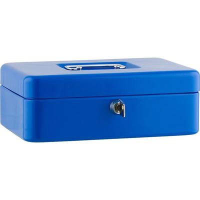 SAX Geldkassette 25x18x9 cm, blau