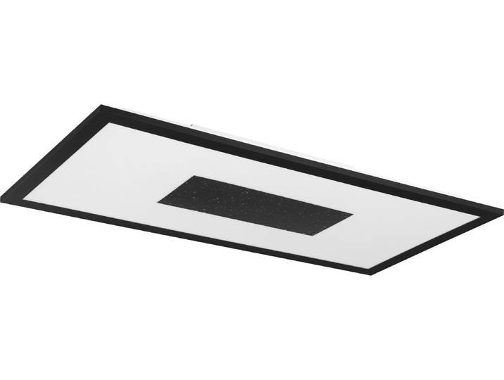 Eglo 900561 MARMORATA LED Plafonnier 17W\, 9W 595x295mm noir blanc chaud
