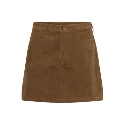 Midirock CREAM "Damen Rock CRCory", Damen, Gr. 40, beige (cub), Obermaterial: 98% Polyester PES. 2% Elasthan EL., Röcke
