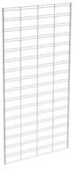 Econoco Metal Slat Grid for Any Retail Display or Home Storage, 2' Width x 4' Height, 3 Grids Per Carton (WHITE)