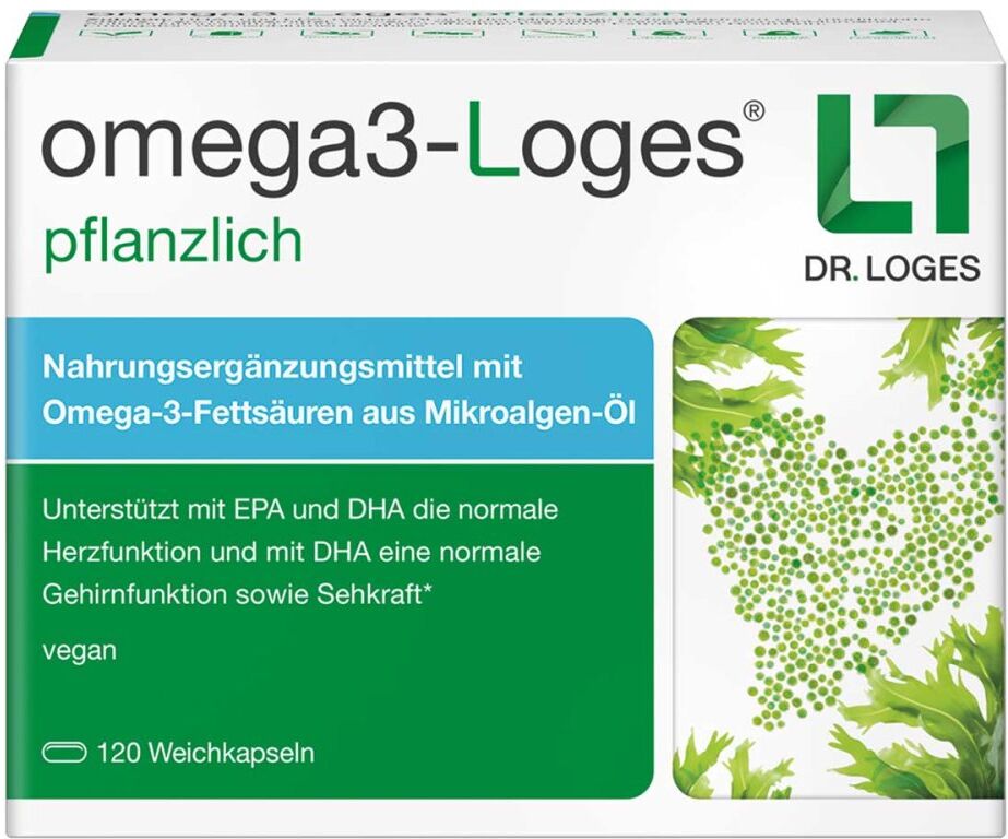 Omega3-Loges Kapseln pflanzlich 120stk