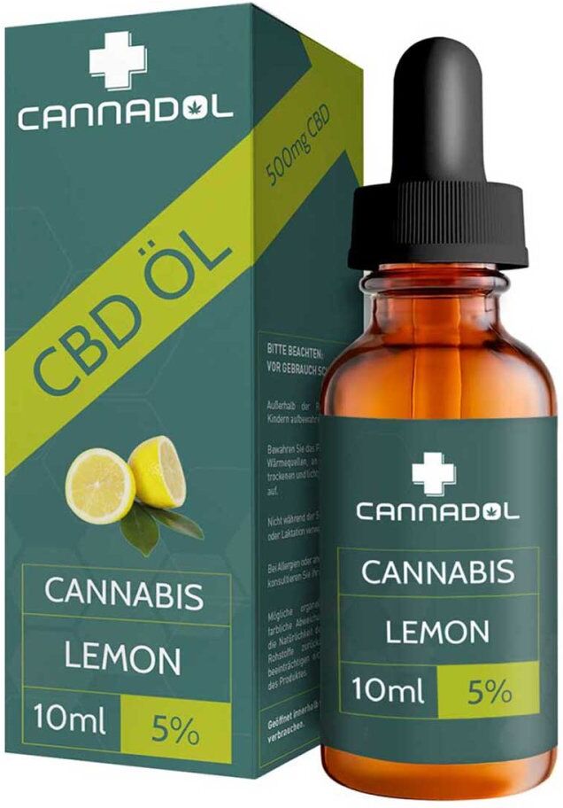 Cbd 5% Bio Cannadol Hanfextrakt Lemon Tropfen 10ml