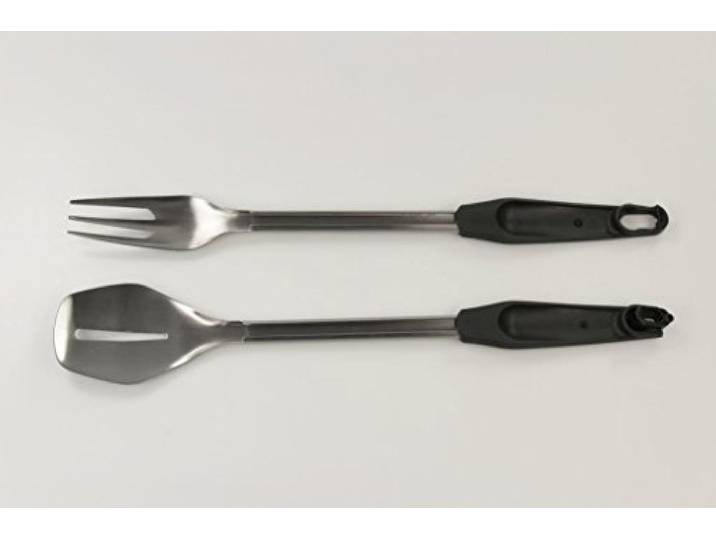 TUPPERWARE Chef-Serie Pro Besteck lila Grillzange/Servierbesteck