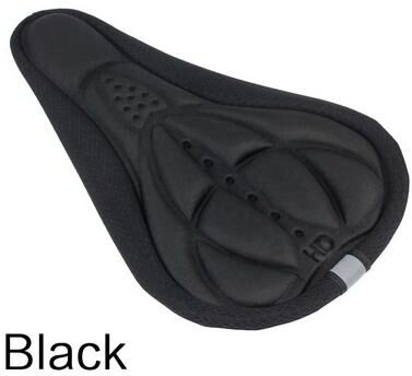 Uplifted Finds Padded Gel Bike Seat Cushion With 3D Foam Support For Mountain And Exercise Bikes black 2