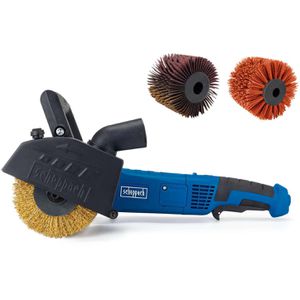 Scheppach Satiniermaschine MRS1300, Set, 1300 W, zum Schleifen, Glätten, Bürsten & Polieren