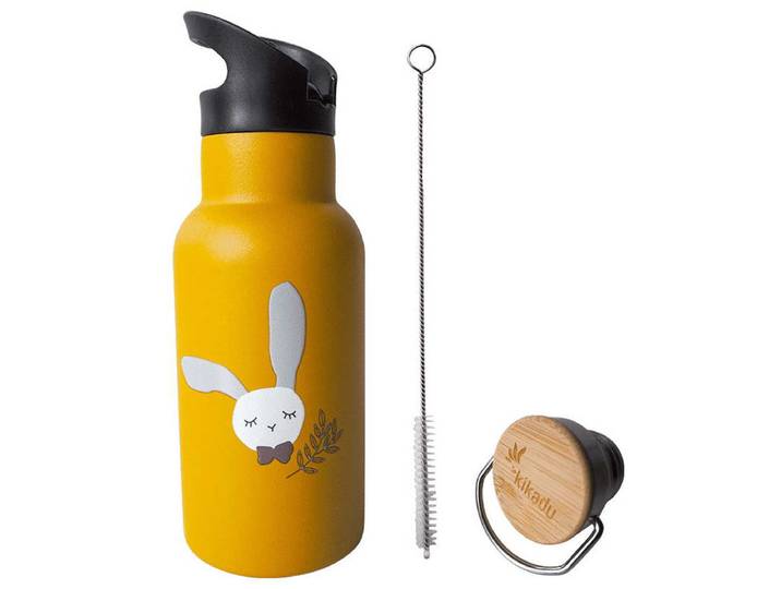 Trinkflasche Hase Senfgelb