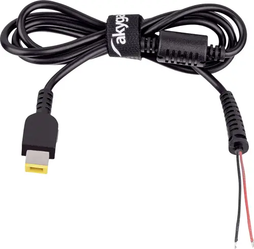 Akyga AK-SC-10 Niedervolt-Adapterkabel Slim-Tip - offene Kabelenden 1.2m 1St.