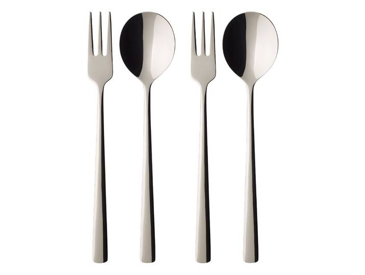 Besteck-Set VILLEROY & BOCH Spaghetti Besteck-Set Daily Line 21,5 cm silber , silber, Essbesteck-Sets, Besteck-Set