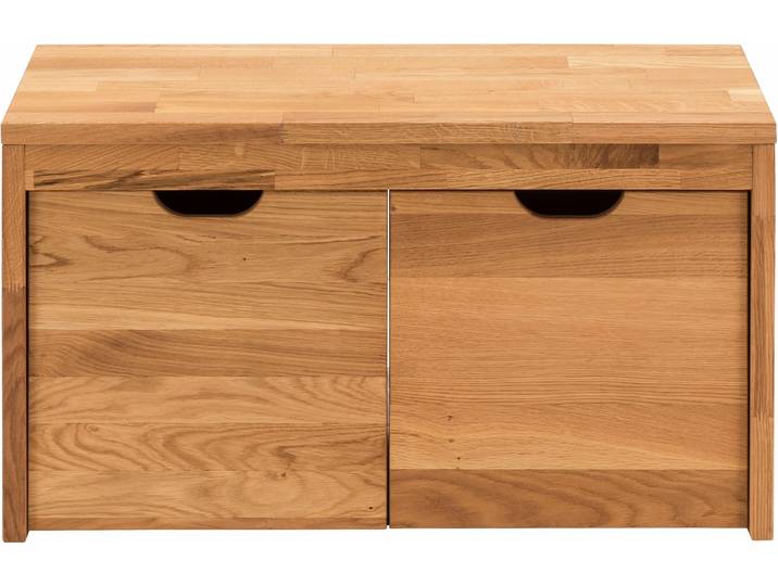Schuhbank HOME AFFAIRE Dura Schuhbank incl. Schubladen funktionell und stabil , braun (wildeiche), B:82cm H:45cm T:40cm, Massivholz, Sitzbänke, Schuhbank, Massivholz, Skandinavisches Design, Robust, stabil, FSC zertifiziert