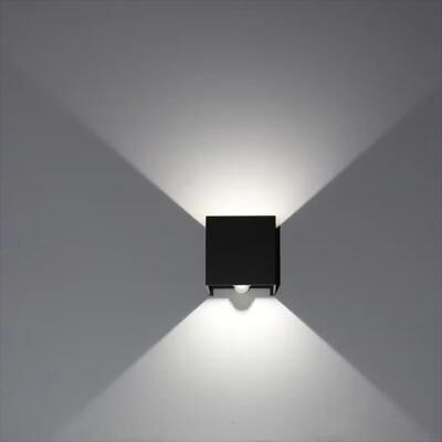 Inspire Curations SecureGlow IP65 Motion Sensor LED Wall Lamp 6W 12W Outdoor Sconce Light cool White 6w White Body