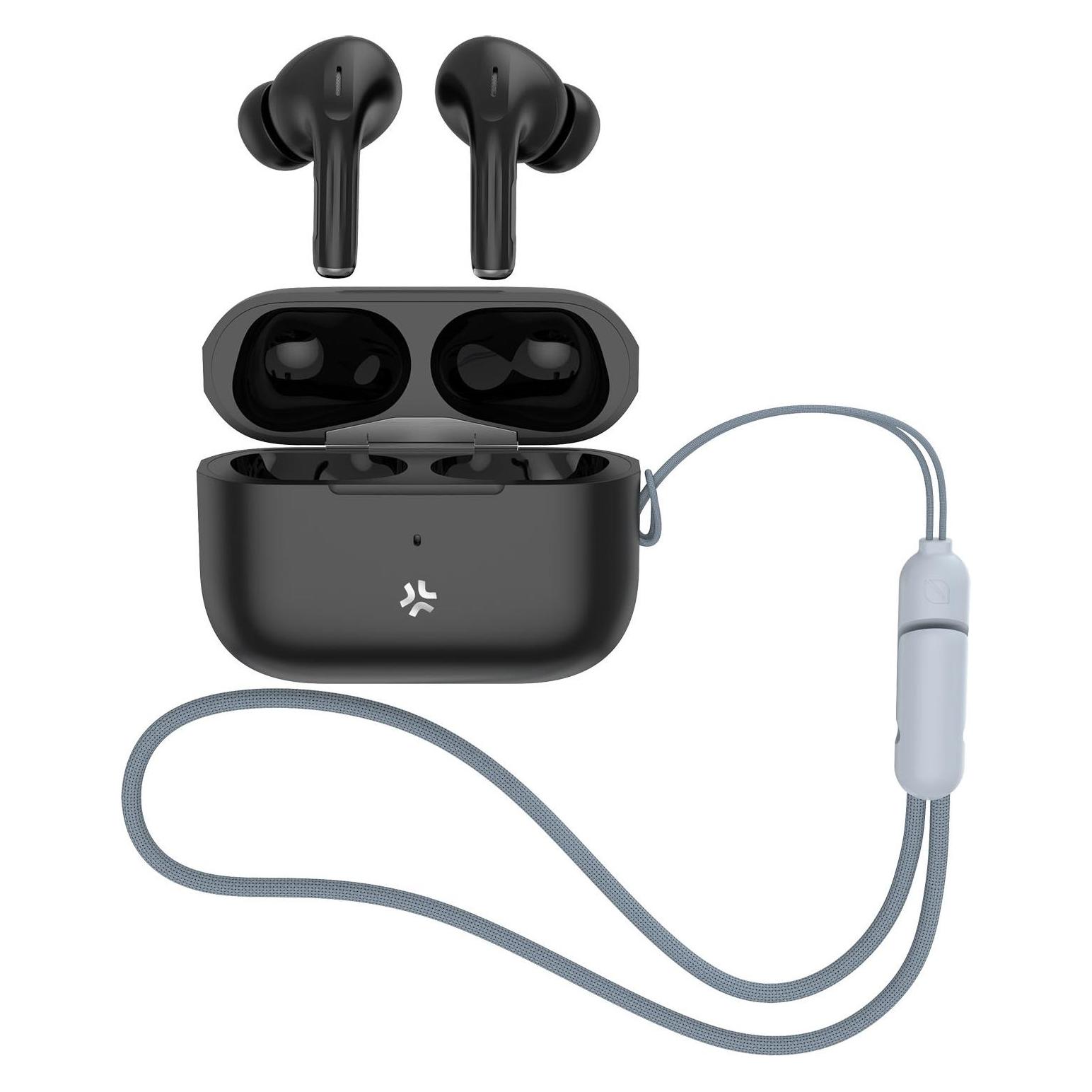 Celly True Wireless Earphones (ANC, 5 h, Kabellos) (HARMONYBK)
