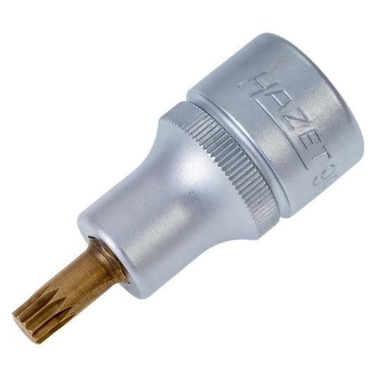 Hazet Schraubendreher-Steckschlüsseleinsatz 990-6 Vierkant12,5 mm (1/2 Zoll) Innen Vielzahn Pro... (6 mm) (990-6)