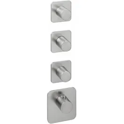 Herzbach CEO XL 3 Thermostat Unterputz 4 Blenden, 36.523015.1.14 36.523015.1.14
