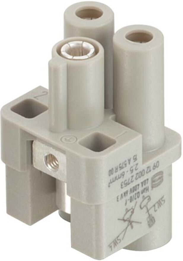Harting Buchseneinsatz Han Q 2/0 2, 5-6 qmm 09120022753)