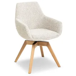 SCHÖNER WOHNEN-Kollektion Stuhl Cosy Stoff Beige Sand