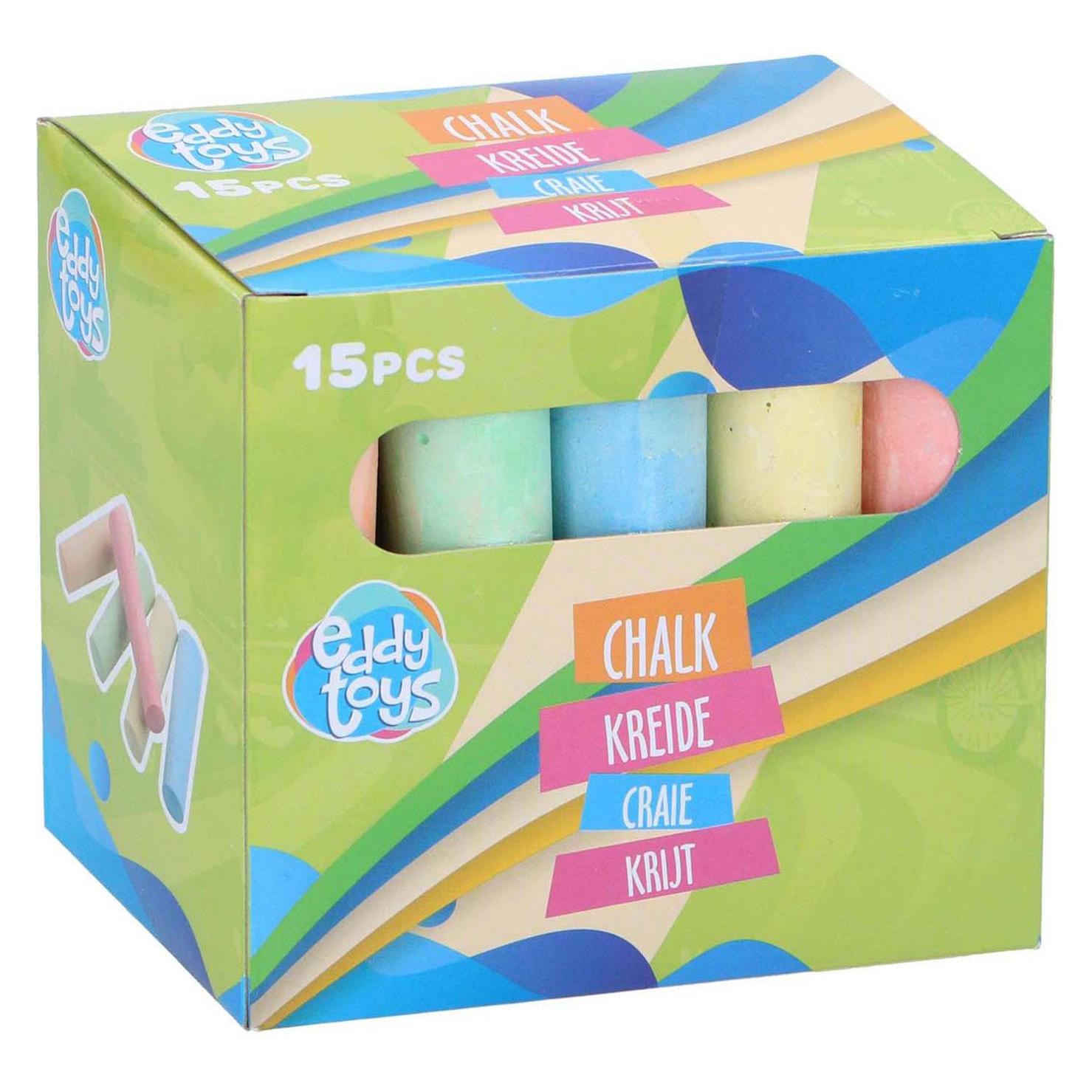 Eddy Toys Kreide 10,5x2,5x2,2cm 15Stück CSF (15x) (49597942)