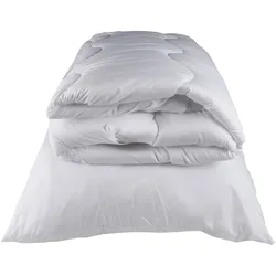 Sonstige Premium Steppbettdecken Set mit Kopfkissen 155 x 200cm
