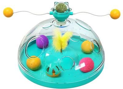 Uplift Treasures Interactive Cat Puzzle Treasure Chest Toy 2