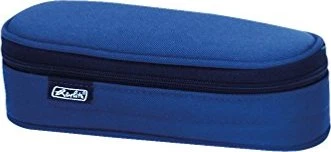 herlitz Schlamper-Etui, aus Nylon, blau