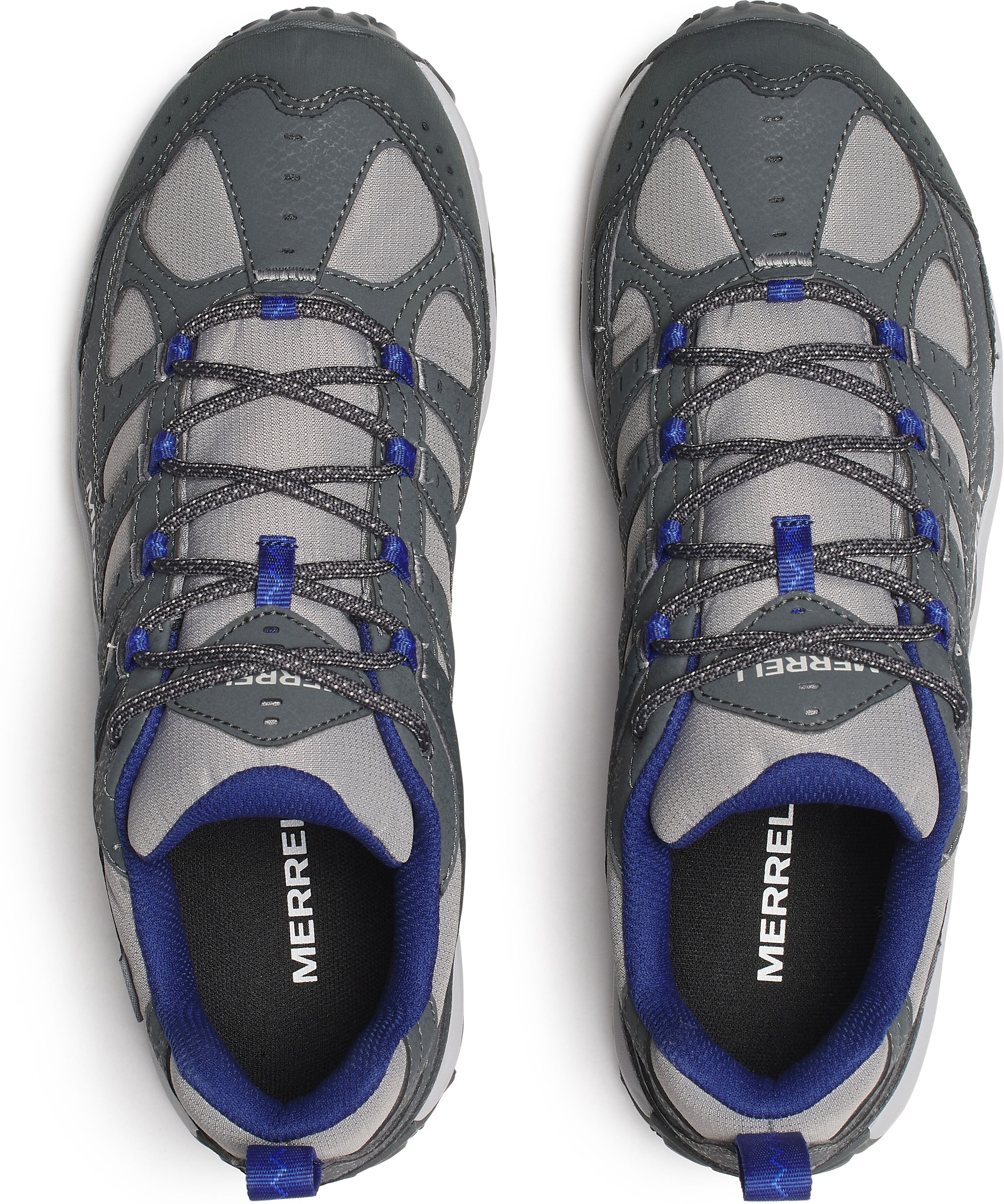 Wanderschuh MERRELL "ACCENTOR 4 SPORT GORE-TEX", Herren, Gr. 46, Synthetik, grau (alloy), Leder, Schuhe Wanderschuh, wasserdicht dank Gore-Tex Membrane alloy 46, Synthetik