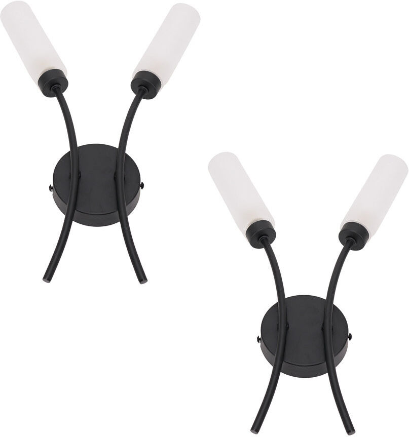 Fairmont Park Aaniyah Armed Sconce Matt Black