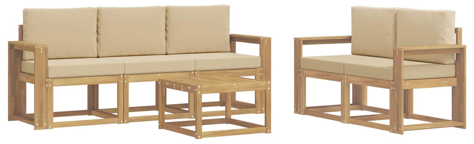 Outdoor-Sofagarnitur 6 pcs