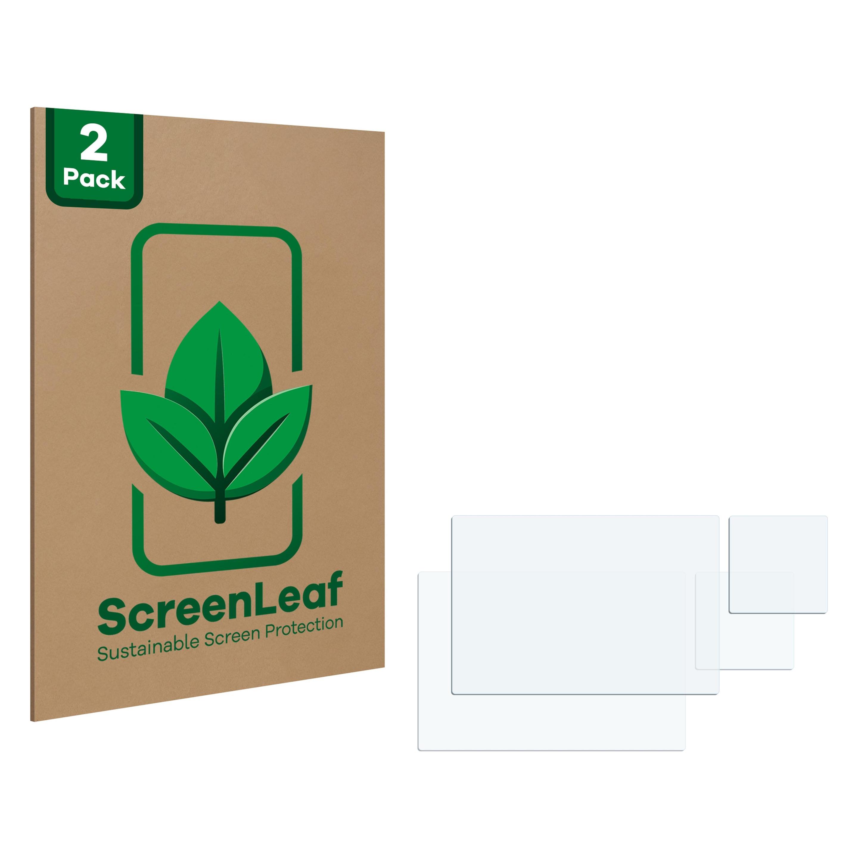 ScreenLeaf Schutzfolie für Leica SL3-S (Display + Schulterdisplay) Displayschutz Display Schutz Folie Klar (6157975)