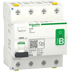 Schneider Electric FI-Schalter 4P 63A 300mA A9Z64463