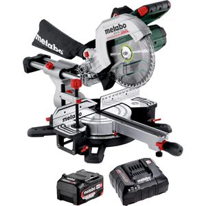 Metabo Kapp-Gehrungssäge KGS 18 LTX BL 254, 18V / 5,2Ah, bis 305mm, mit 2 Akkus und LED