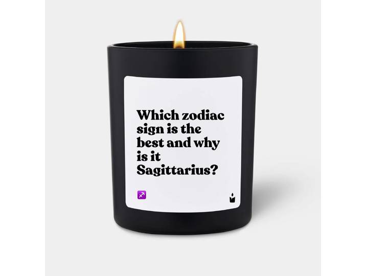 Duftkerze Schwarz Flowery Which zodiac sign is the best and why is it Sagittarius?
